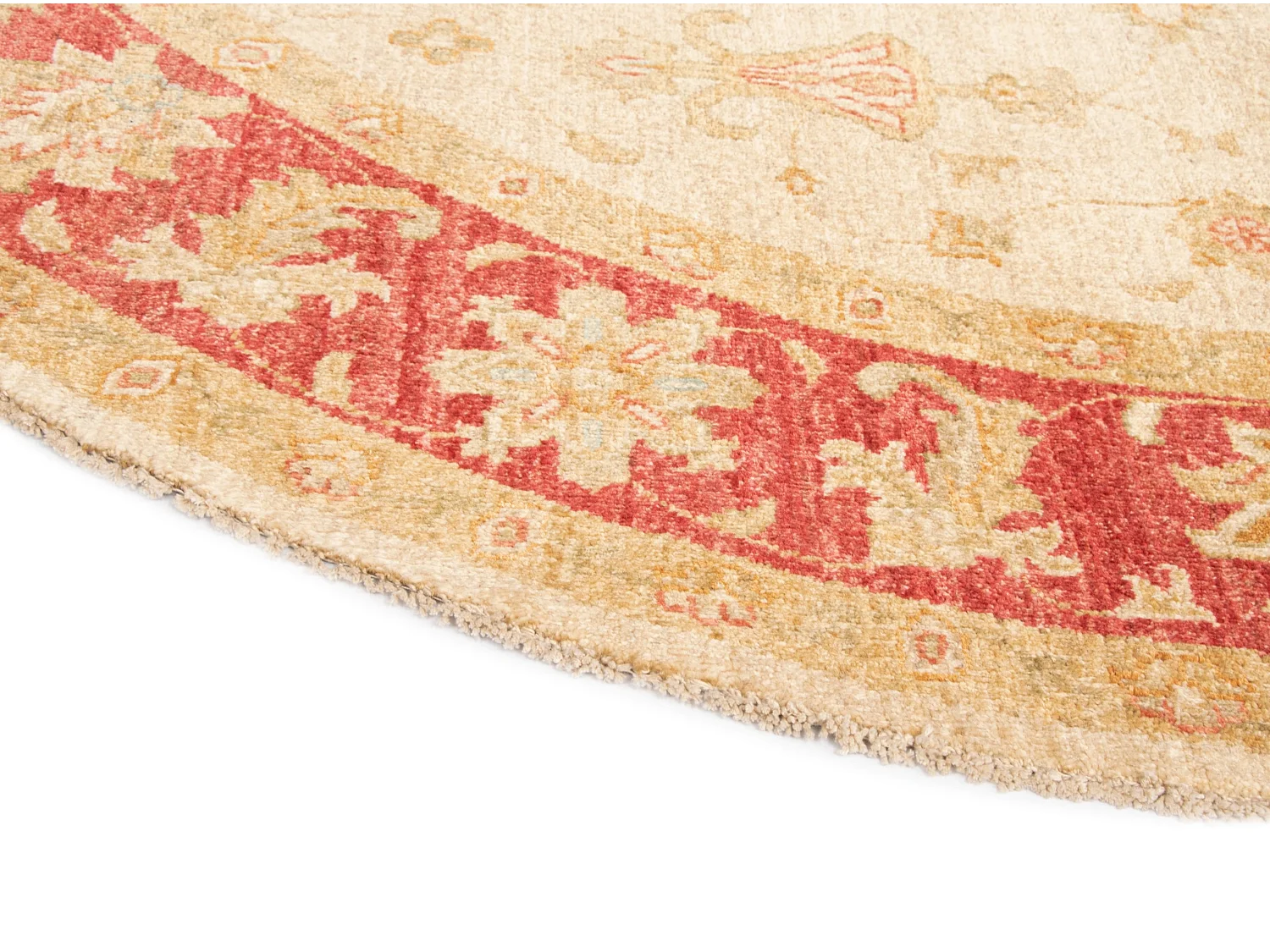 Tapis de laine 198x200 beige Kaizar