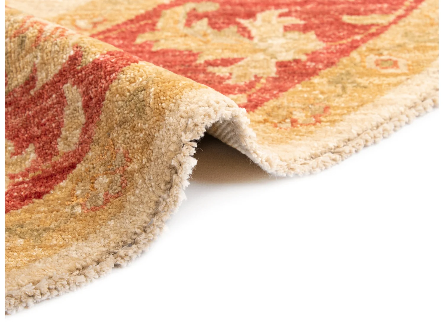 Tapis de laine 198x200 beige Kaizar