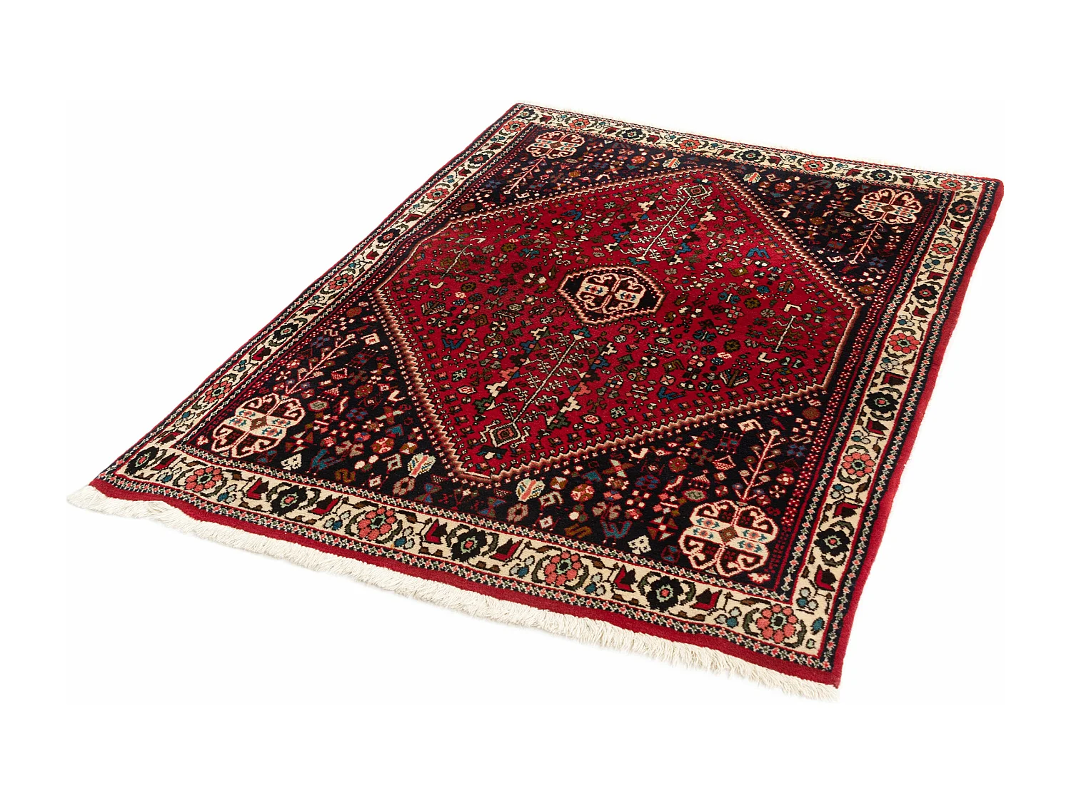 Tappeto in lana 108x149 rosso Afshar