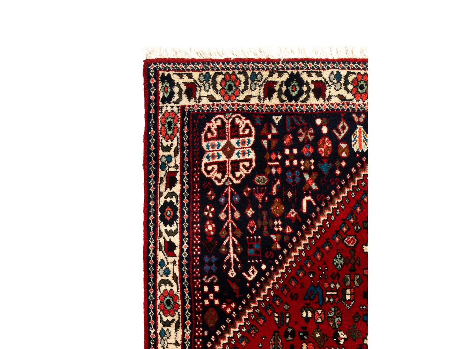 Tappeto in lana 108x149 rosso Afshar