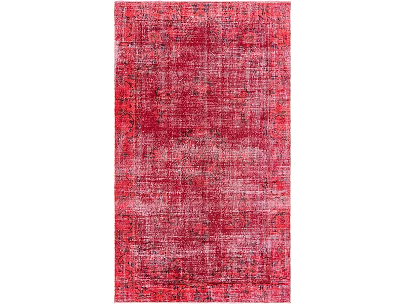 Tapis de laine 147x259 rouge Ultra Vintage