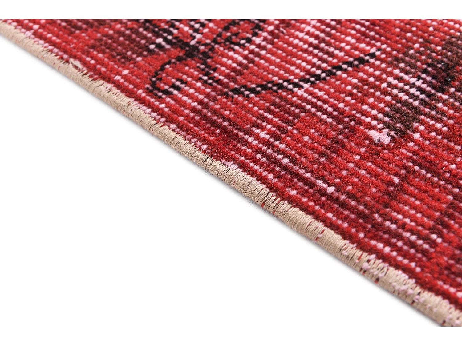 Wollteppich 147x259 Rot Ultra Vintage