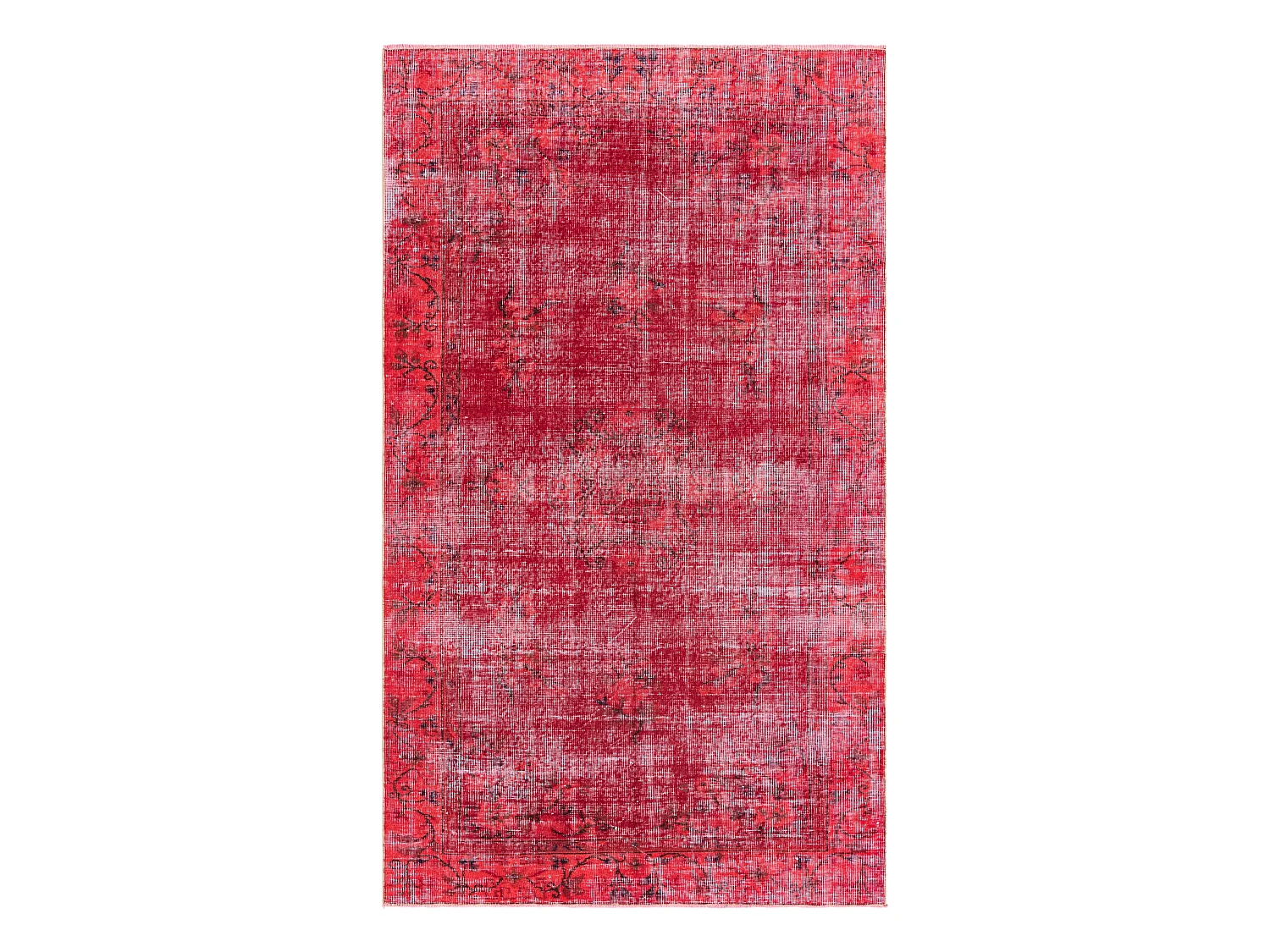Tapis de laine 147x259 rouge Ultra Vintage