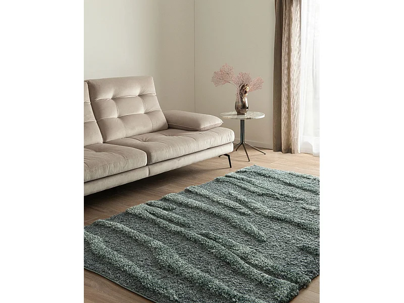 Hoogpolig tapijt 305x240 Blauw Thun Tribus