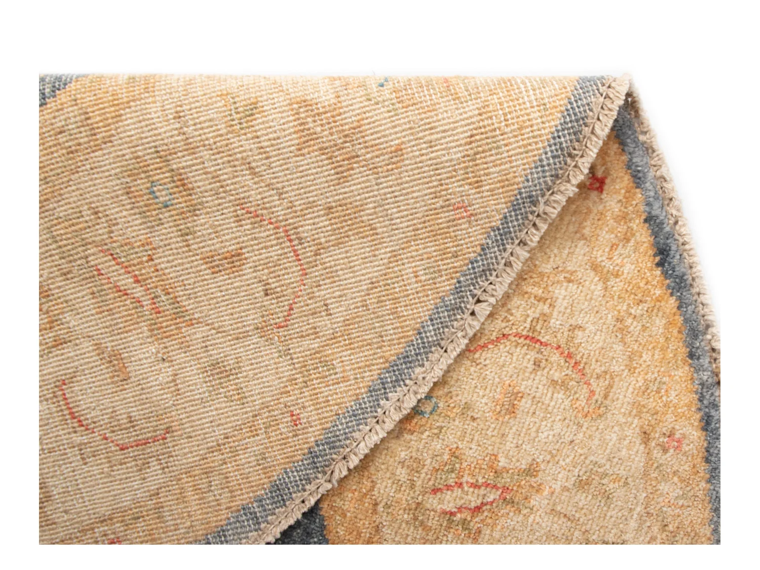 Tapis de laine 147x149 Bleu Kaizar