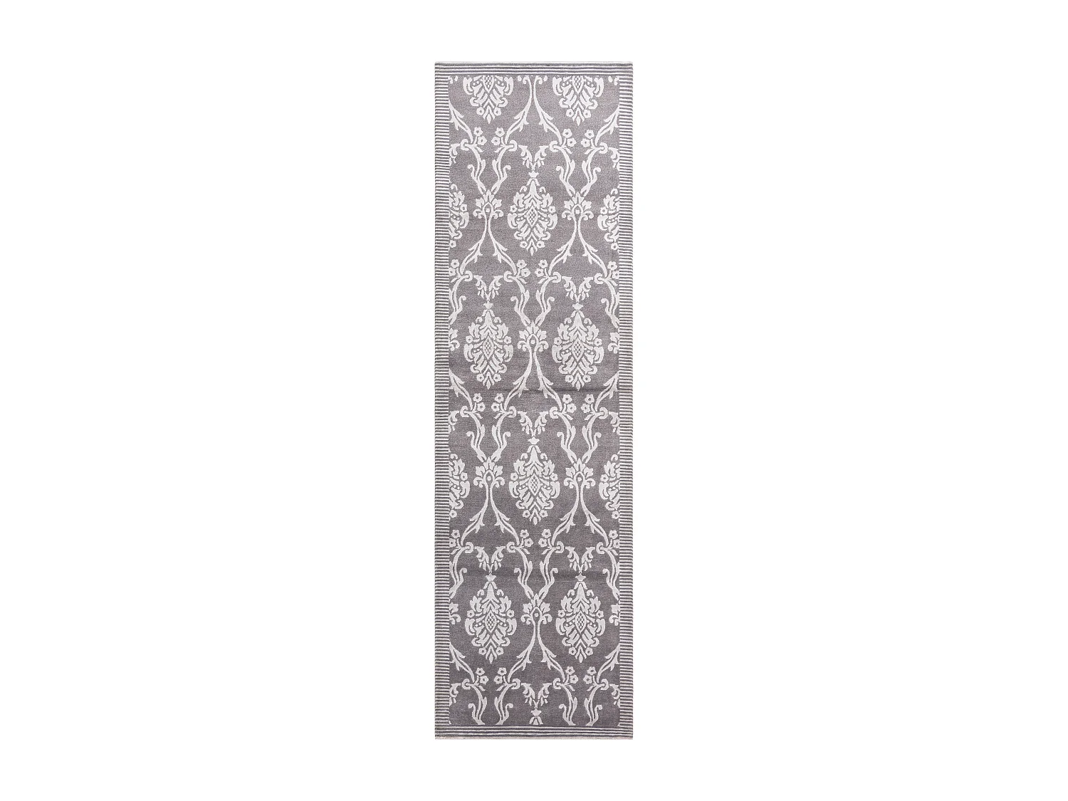 Tapis de couloir en laine 89x300 gris Darya