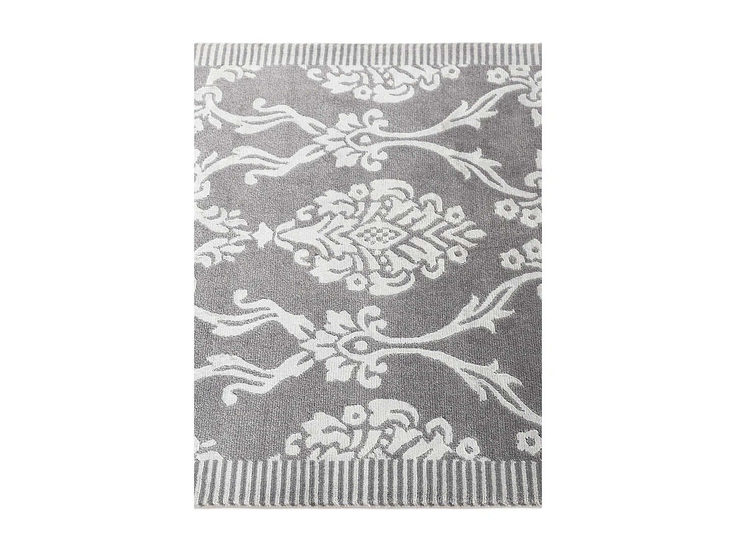Tapis de couloir en laine 89x300 gris Darya