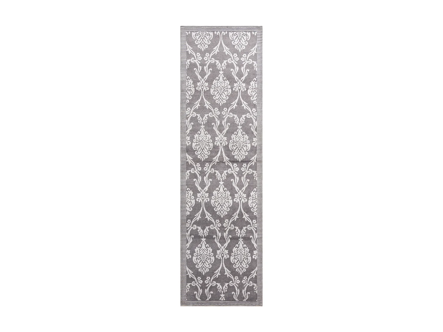 Tapis de couloir en laine 89x300 gris Darya