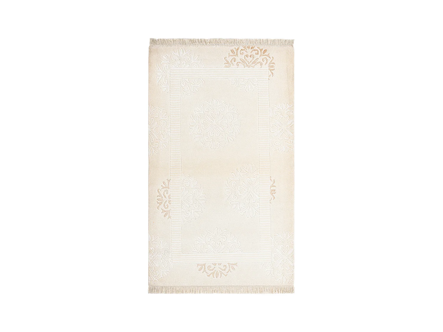 Tapis de laine 94x155 beige Darya