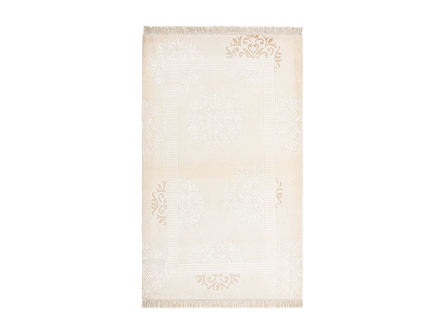 Tapis de laine 94x155 beige Darya