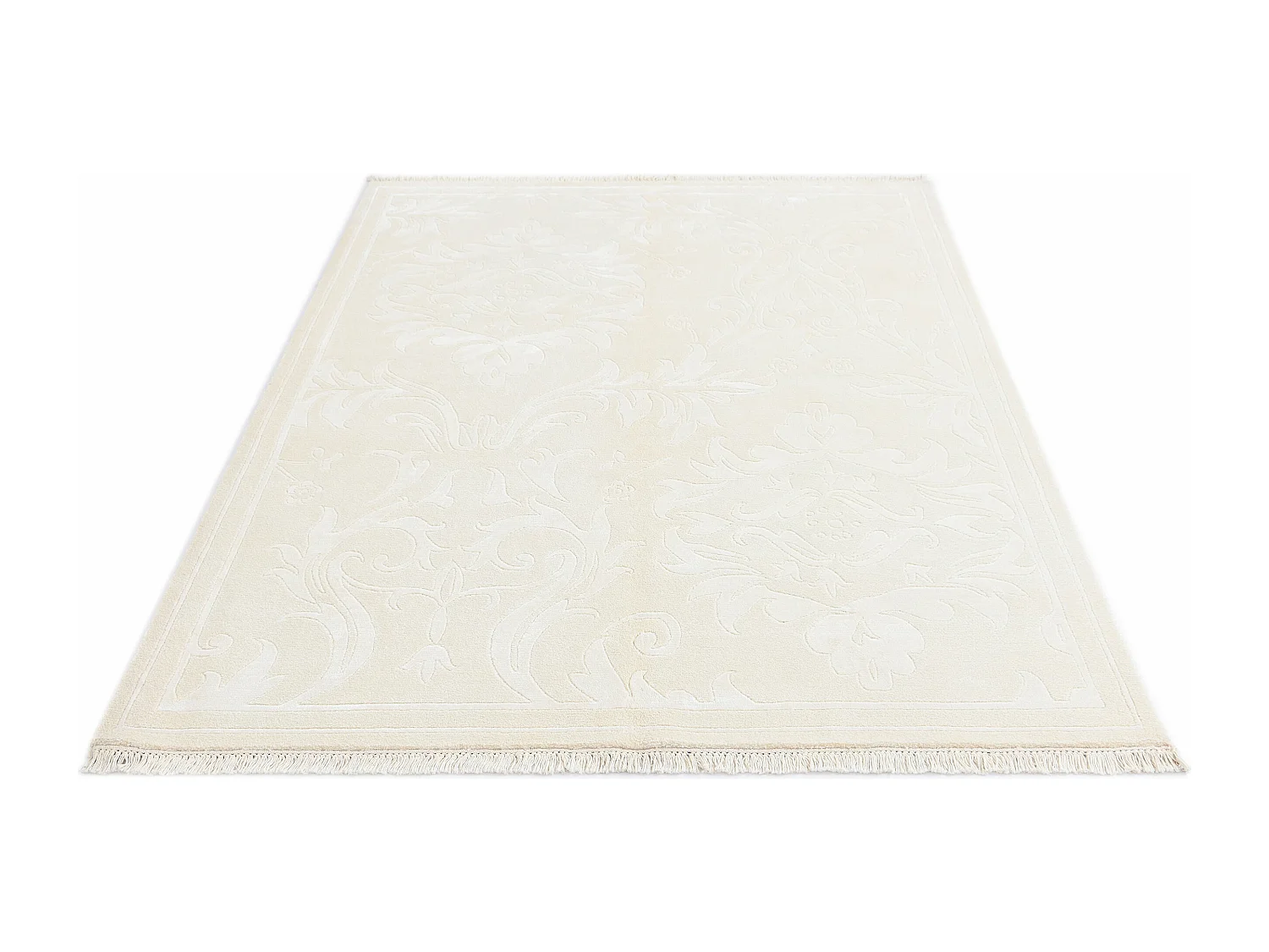 Tapis de laine 147x203 beige Darya