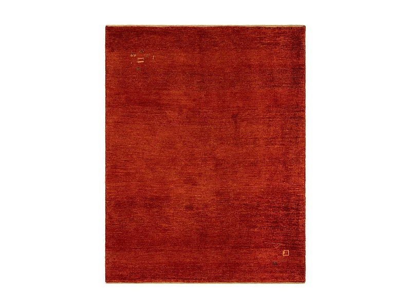 Wollteppich 159x199 Rot Gabbeh Shouli