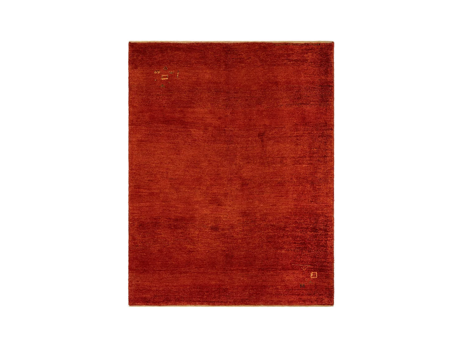 Tappeto in lana 159x199 rosso Gabbeh Shouli