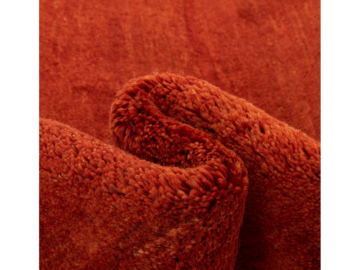 Tapis de laine 159x199 rouge Gabbeh Shouli