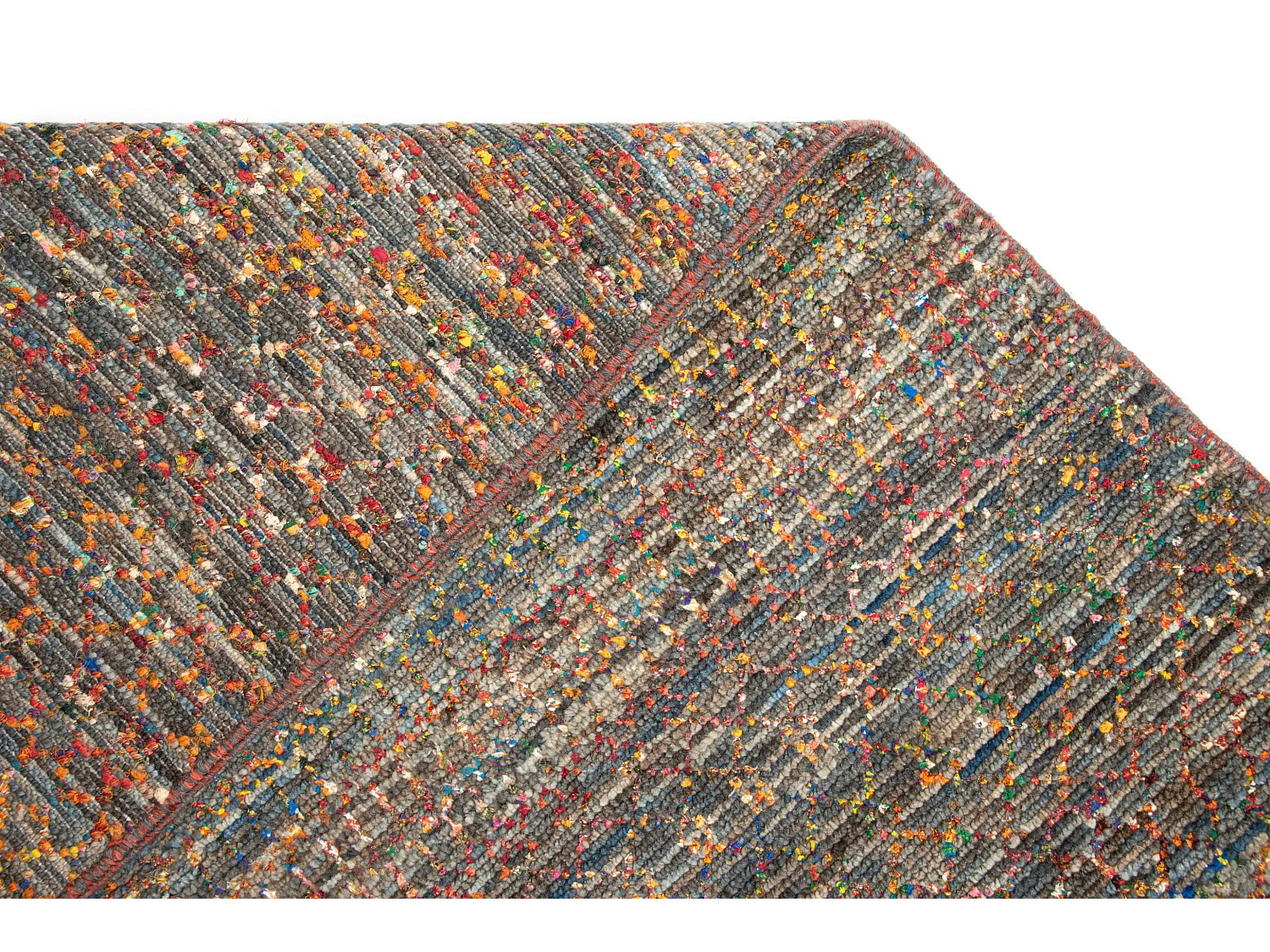 Tapis de laine 274x370 gris Agra