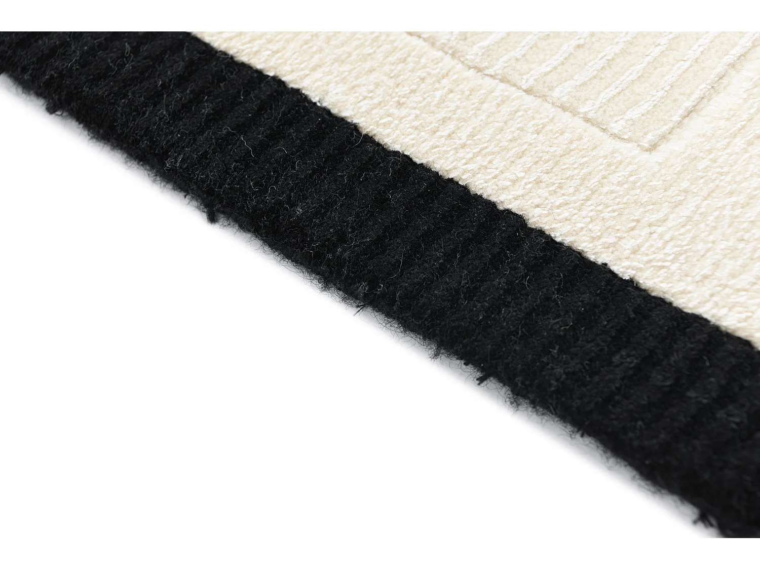 Tapis de couloir en laine 79x292 beige Darya