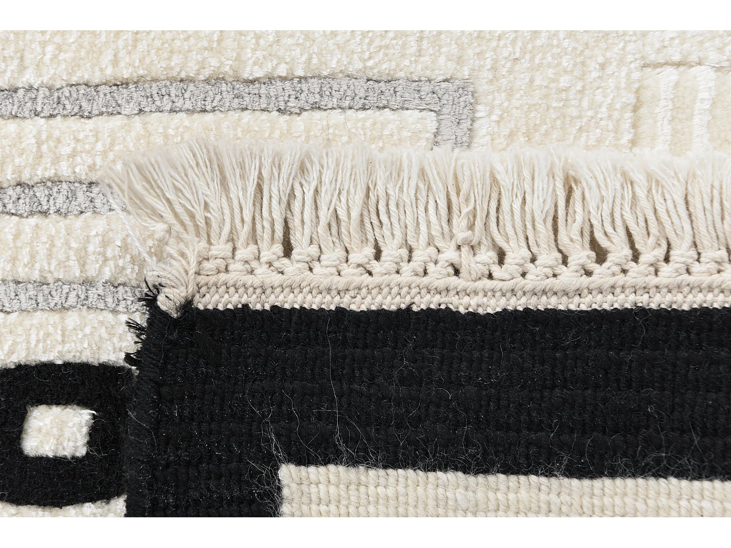 Tapis de couloir en laine 79x292 beige Darya