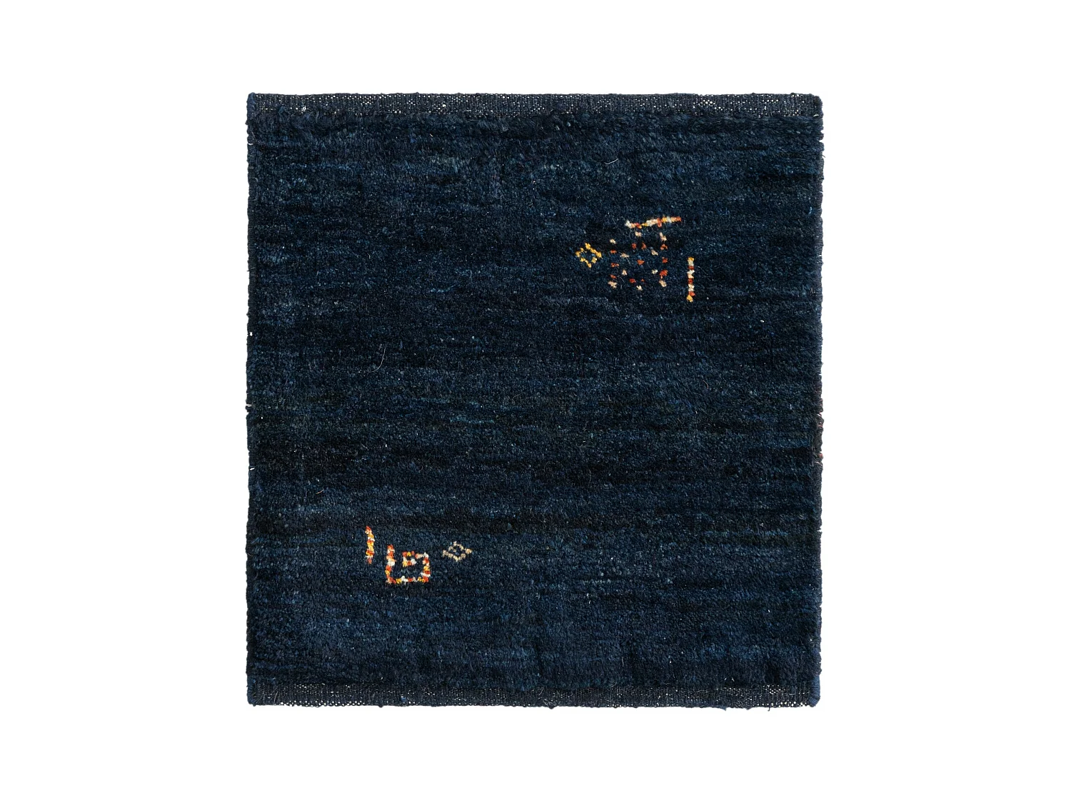 Tappeto in lana 45x50 Blu Gabbeh