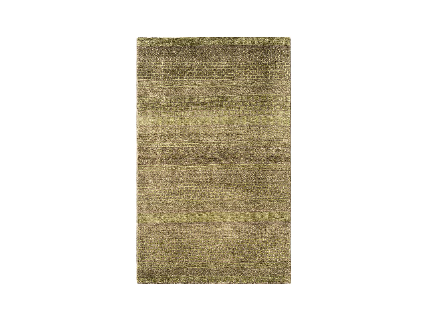 Tapis de laine 94x151 vert Juma
