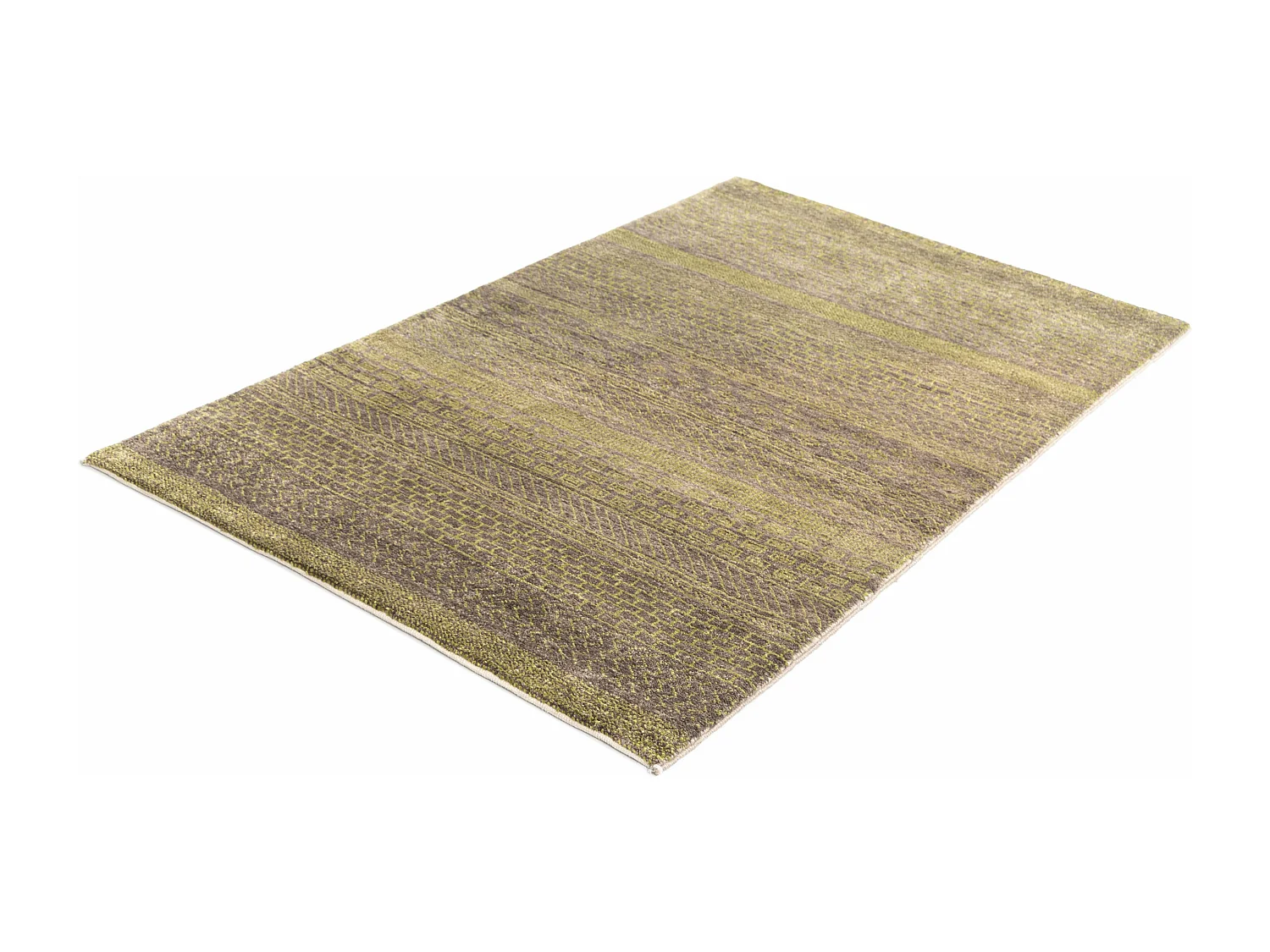 Wollteppich 94x151 Grün Juma