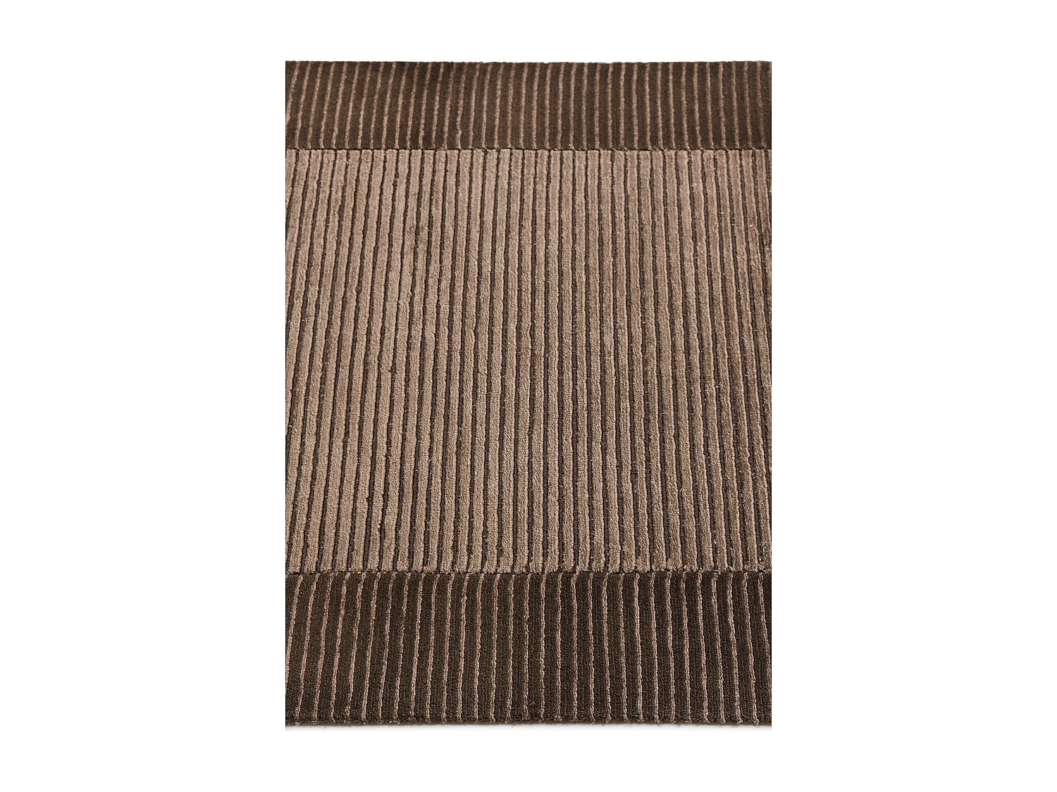 Tapis de couloir en laine 79x297 brun Darya