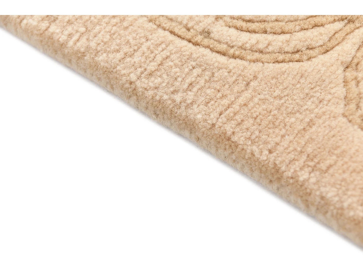 Tapis de couloir en laine 81x300 brun Darya