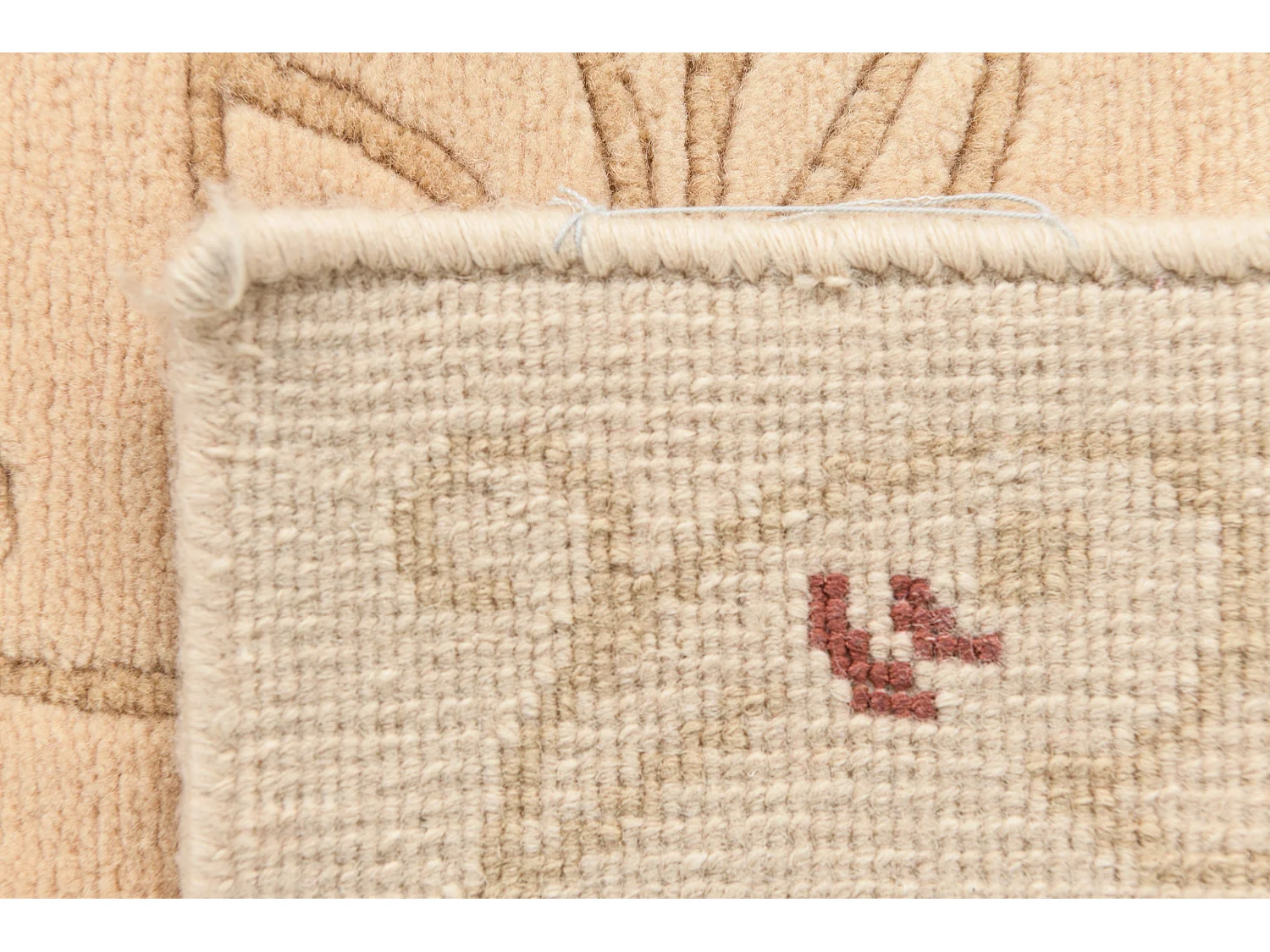 Tapis de couloir en laine 81x300 brun Darya