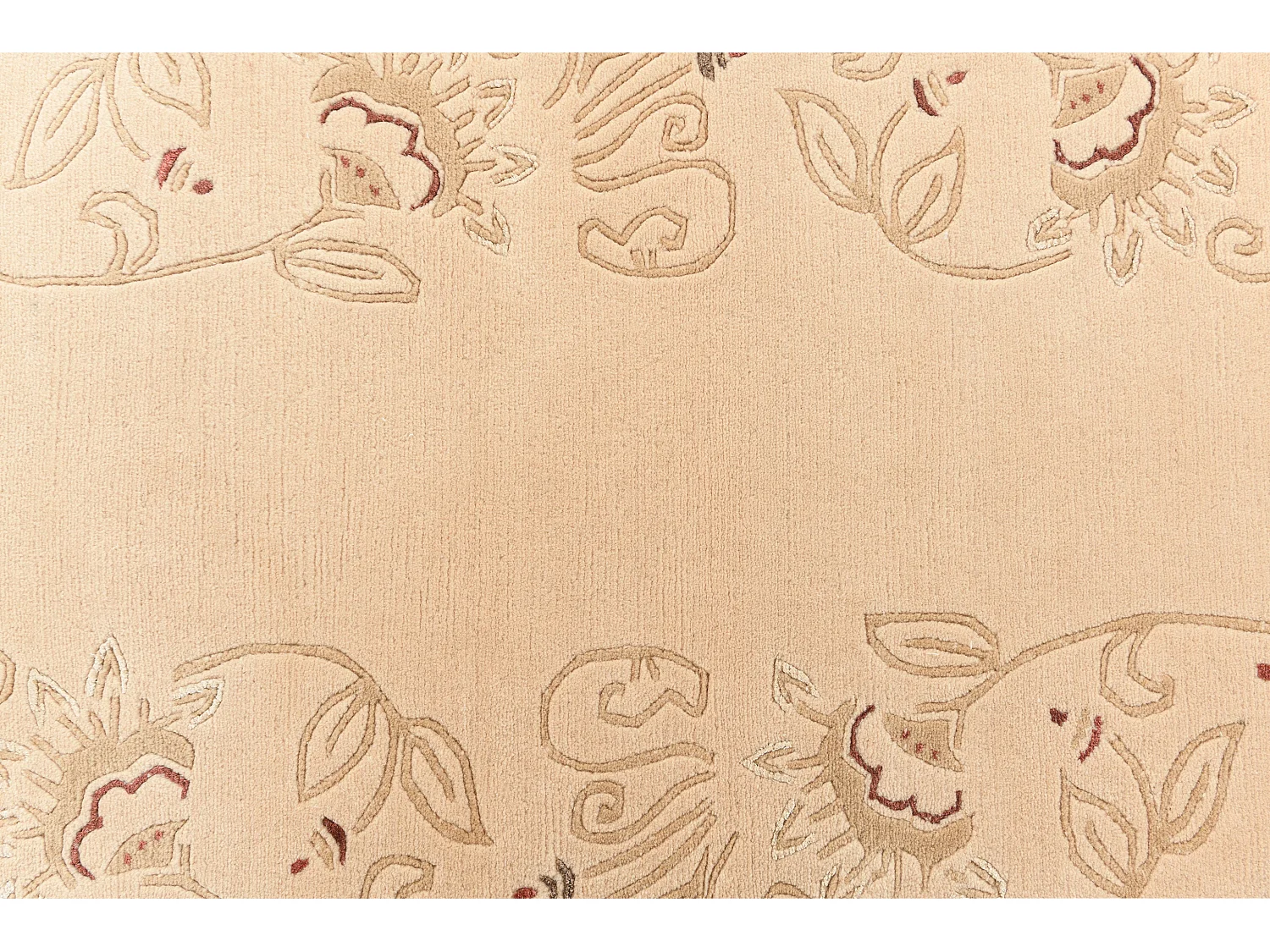 Tapis de couloir en laine 81x300 brun Darya