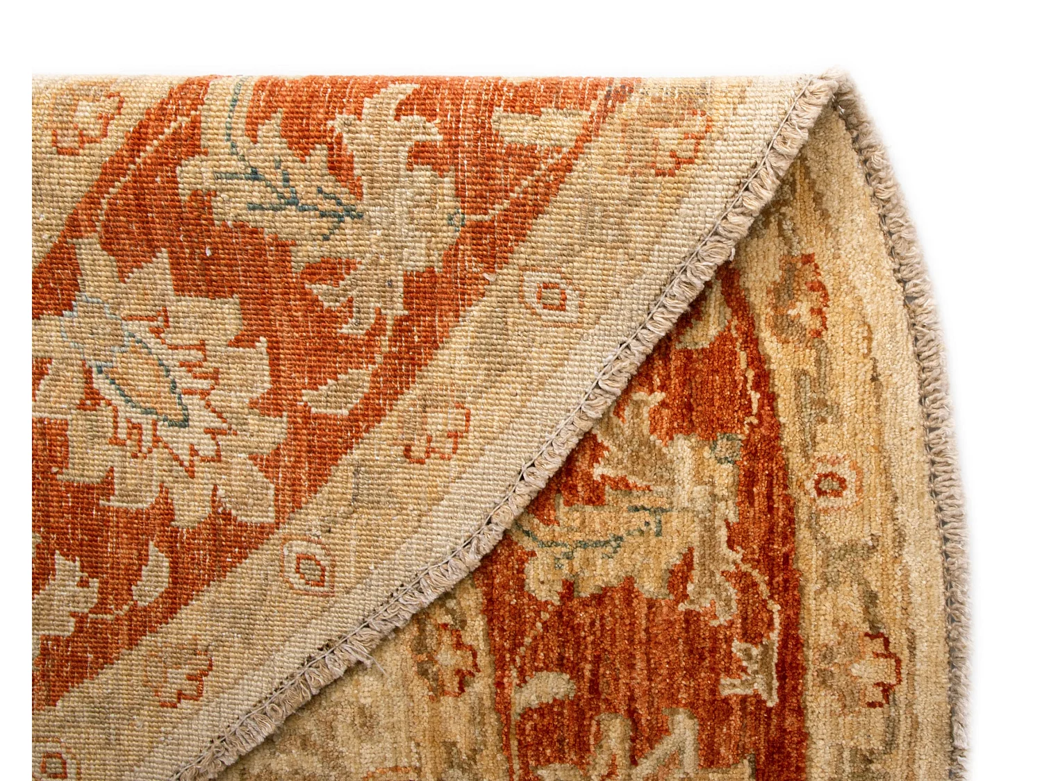 Tapis de laine 200x202 beige Kaizar