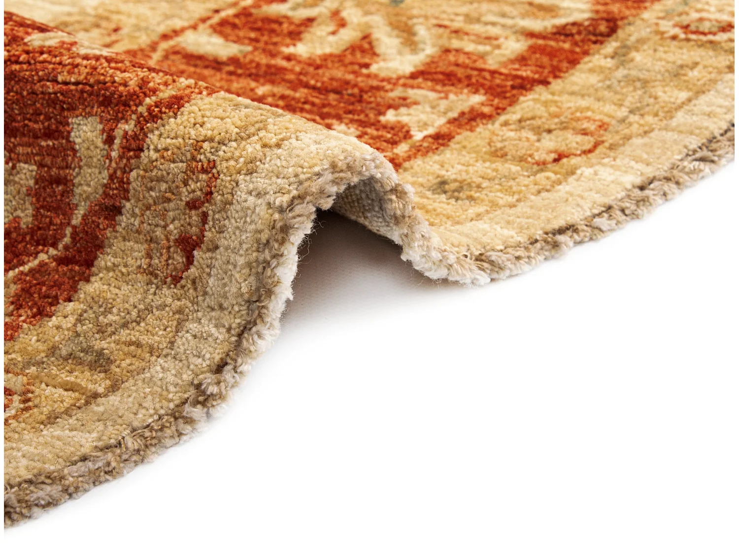 Tapis de laine 200x202 beige Kaizar