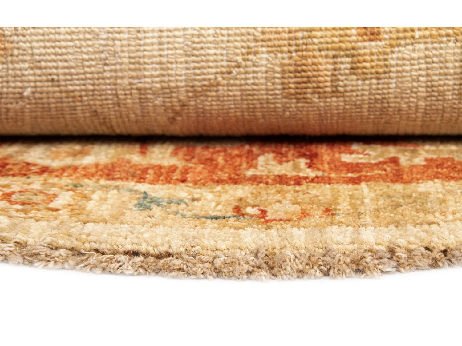 Tapis de laine 200x202 beige Kaizar