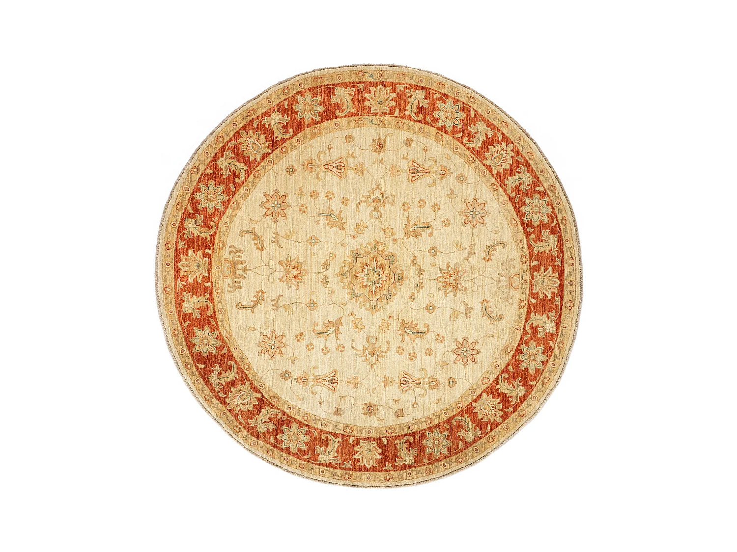 Tapis de laine 200x202 beige Kaizar