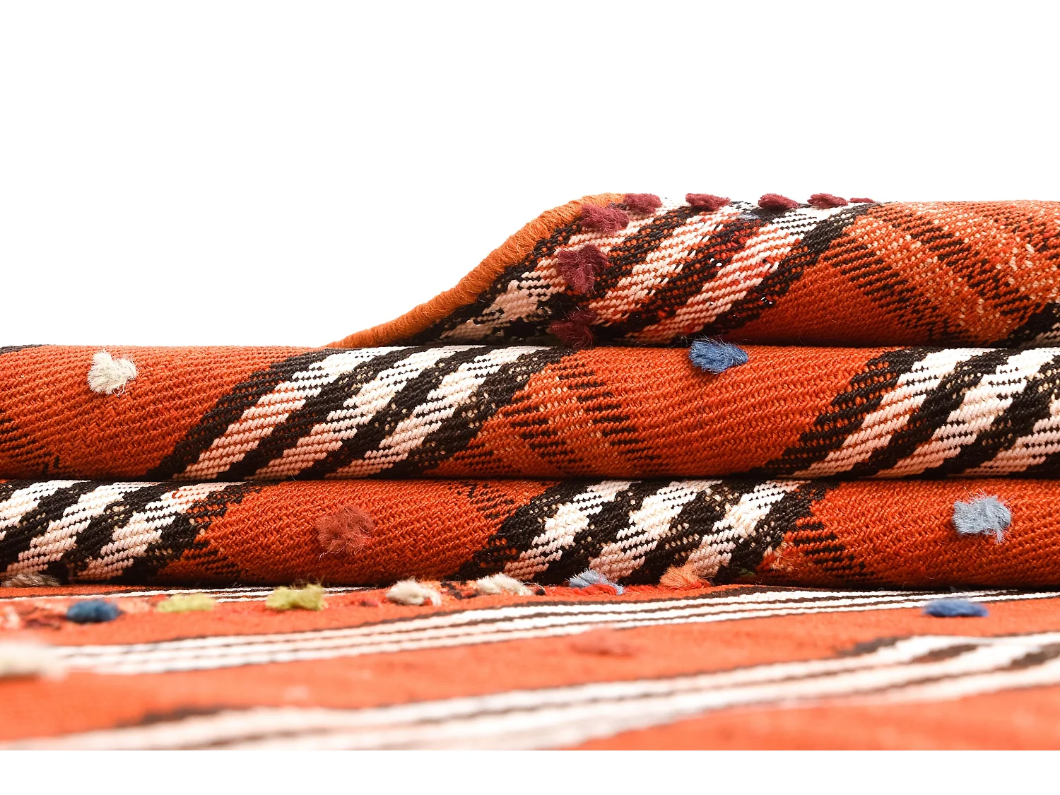 Wollteppich 143x197 Orange Jajim