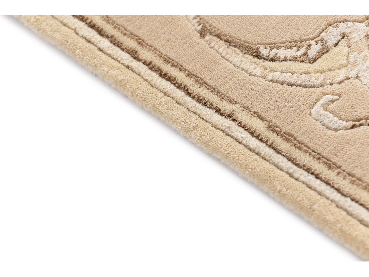 Tappeto per corridoio in lana 81x290 beige Darya