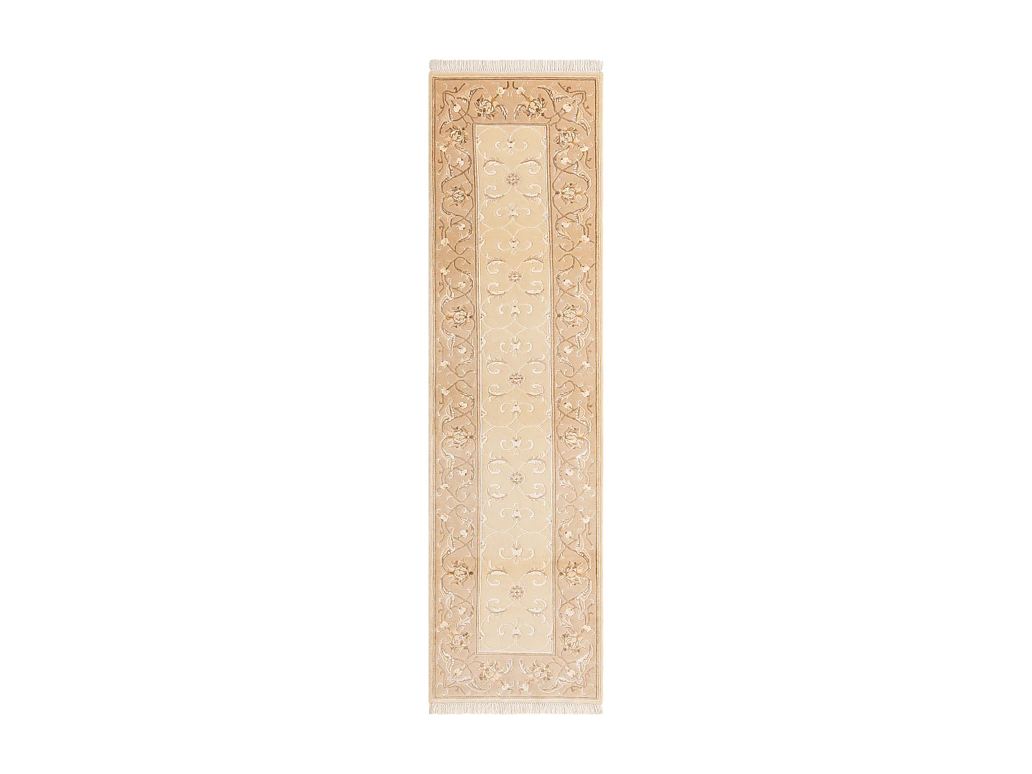 Tappeto per corridoio in lana 81x290 beige Darya