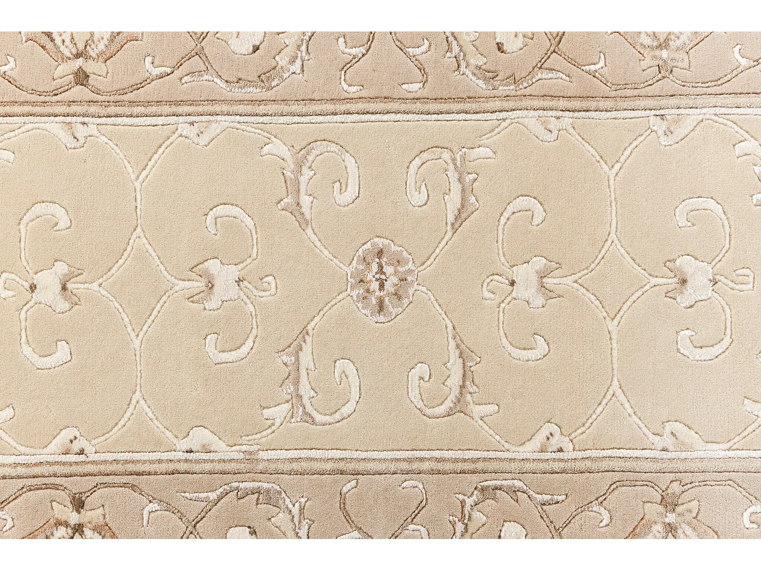 Tapis de couloir en laine 81x290 beige Darya