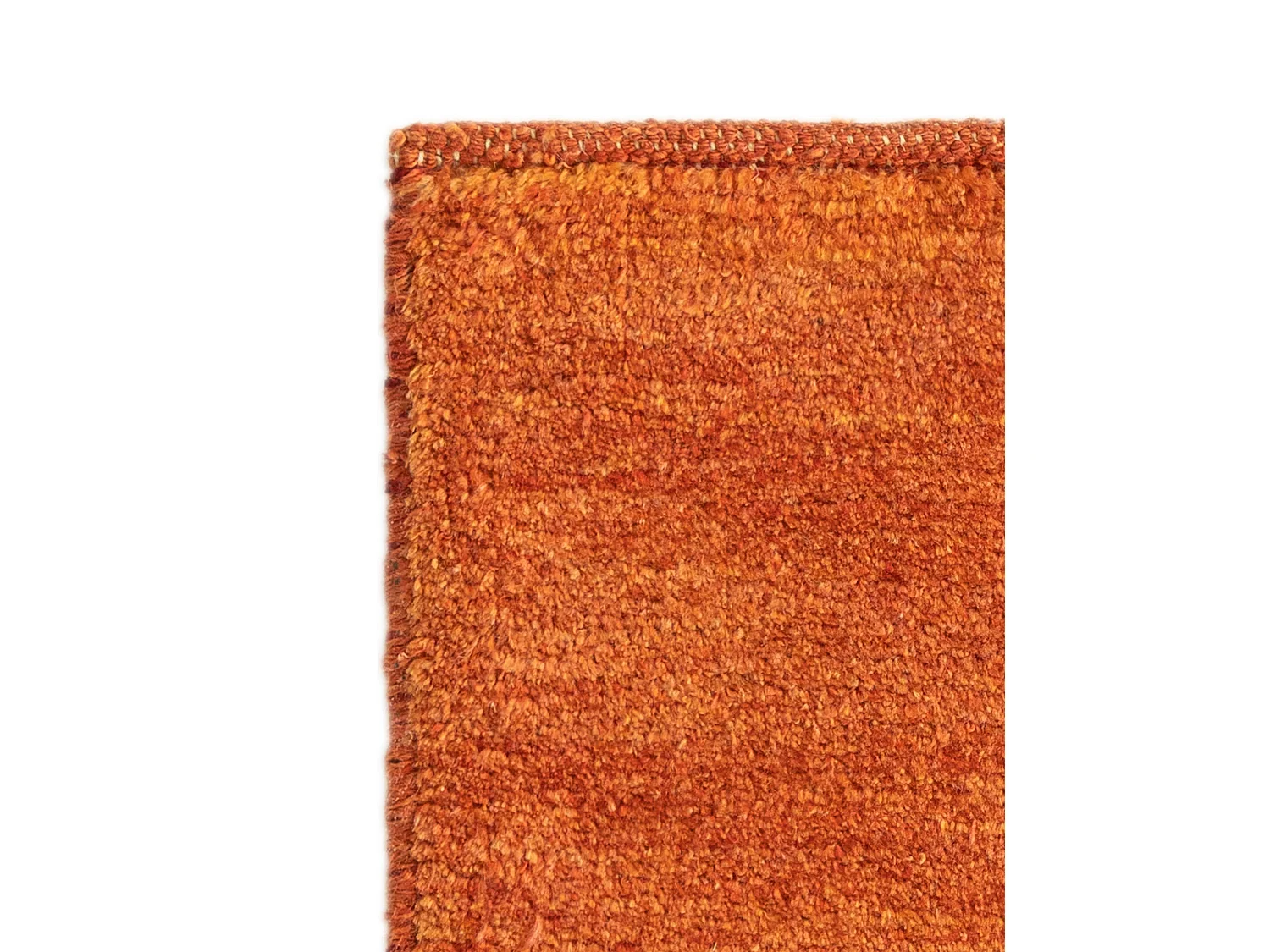 Tapis de laine 45x50 orange Gabbeh