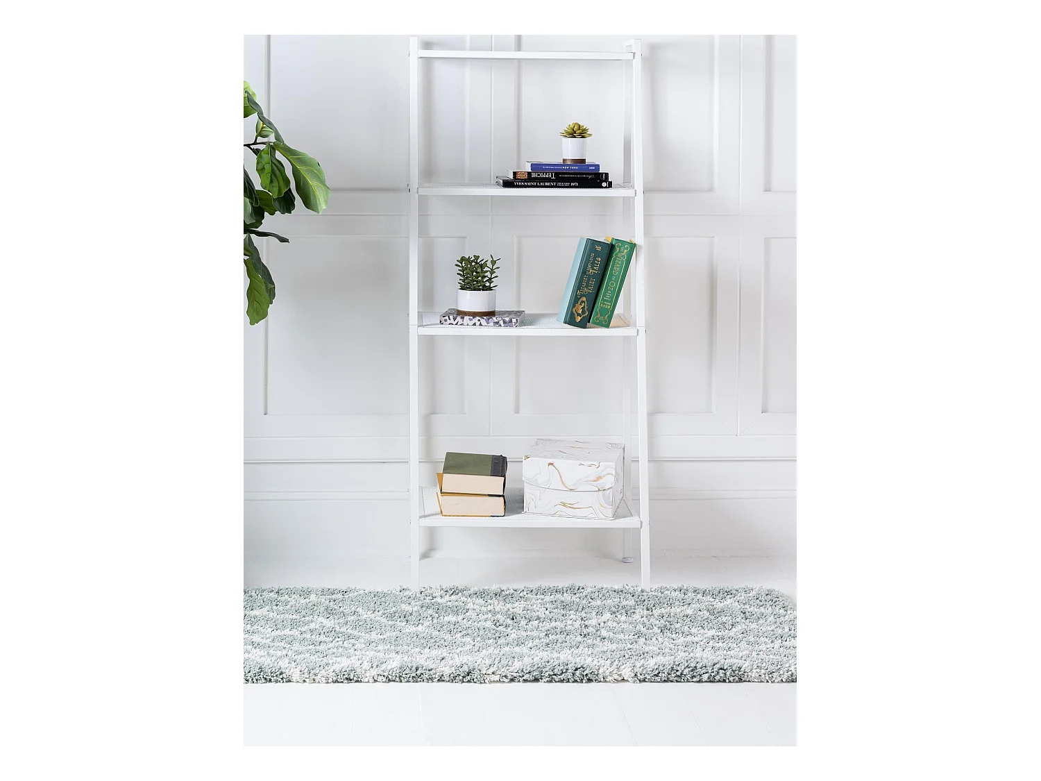 Hoogpolig tapijt 120x62 Groen Lachen Fence