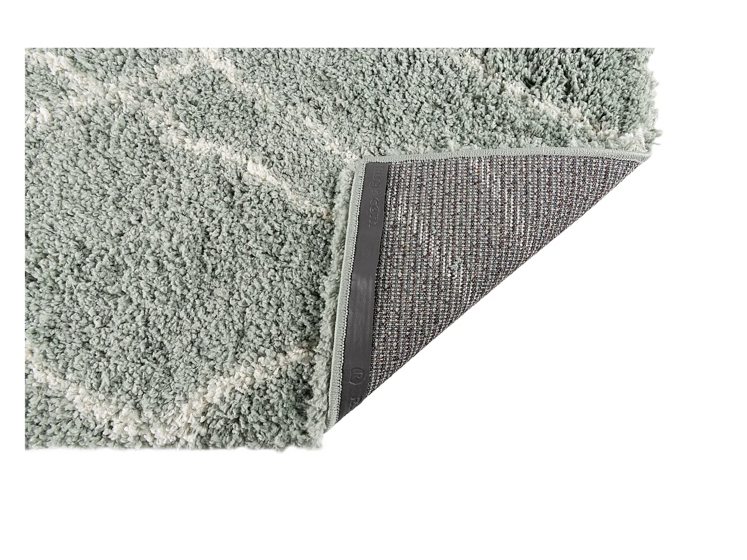 Hoogpolig tapijt 120x62 Groen Lachen Fence