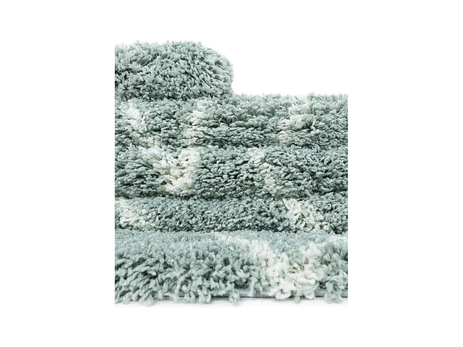 Hoogpolig tapijt 120x62 Groen Lachen Fence