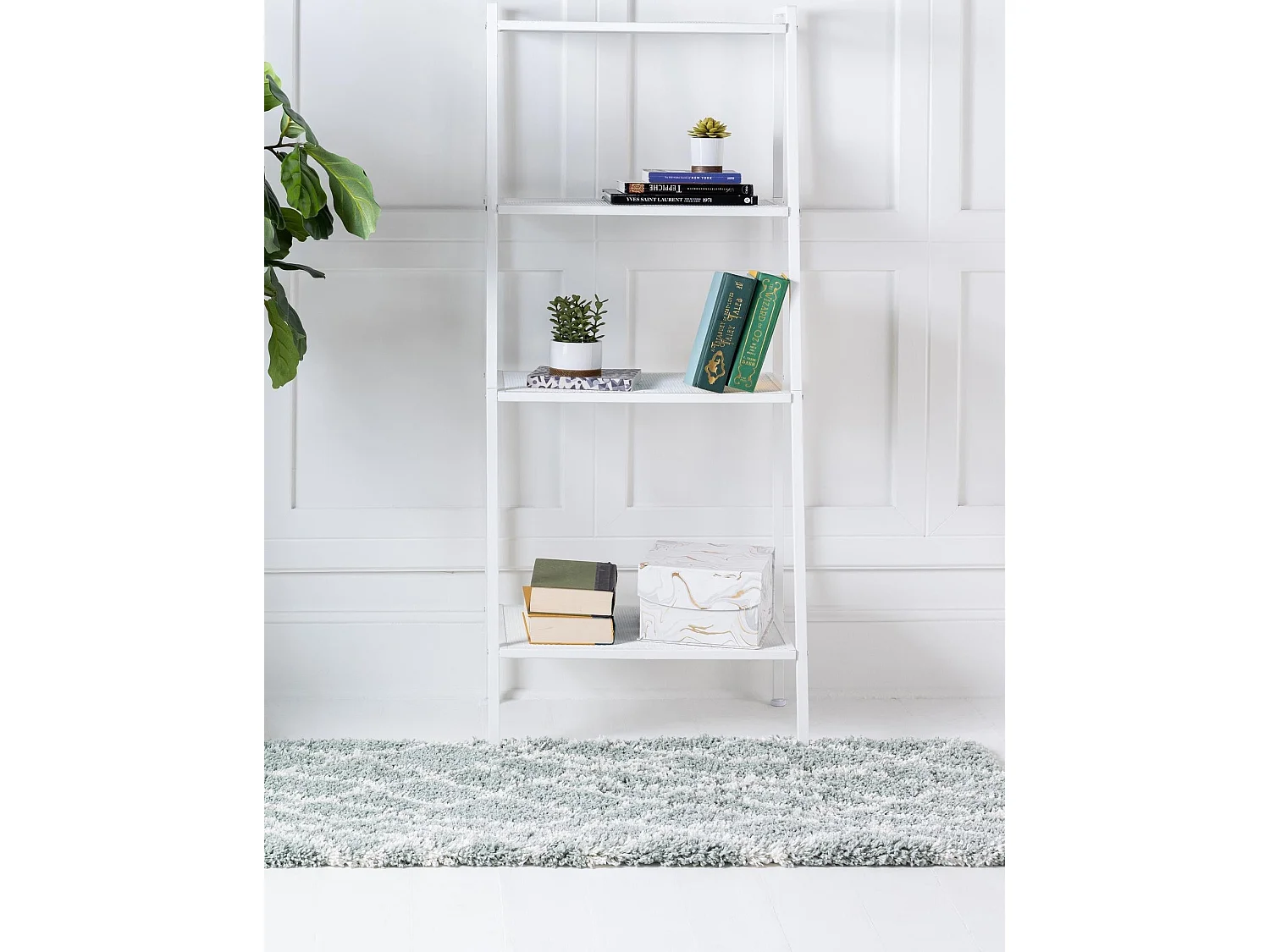 Tapis shaggy 62x120 vert Lachen Fence