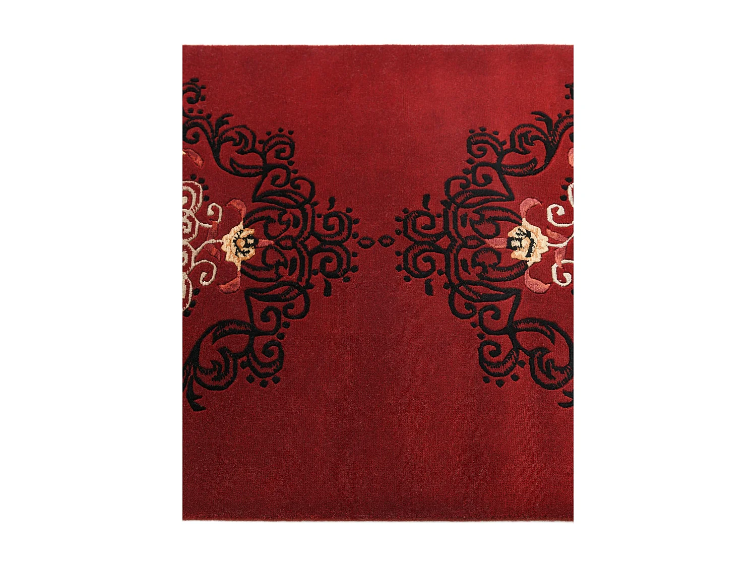 Tapis de couloir en laine 84x198 rouge Darya