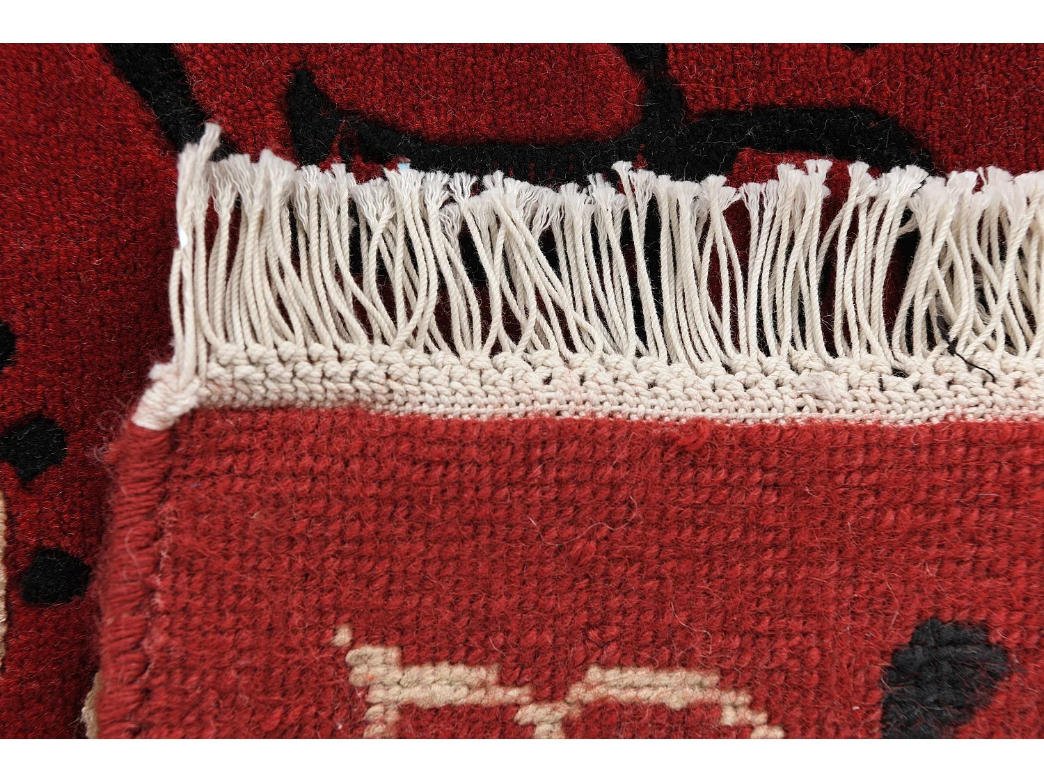 Tapis de couloir en laine 84x198 rouge Darya