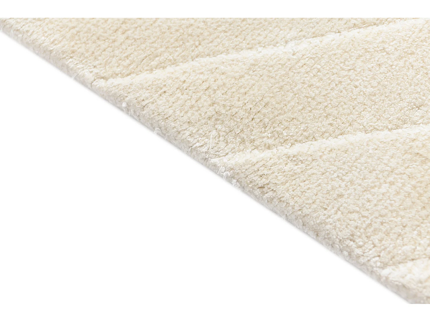 Läufer-Wollteppich 84x389 Beige Darya