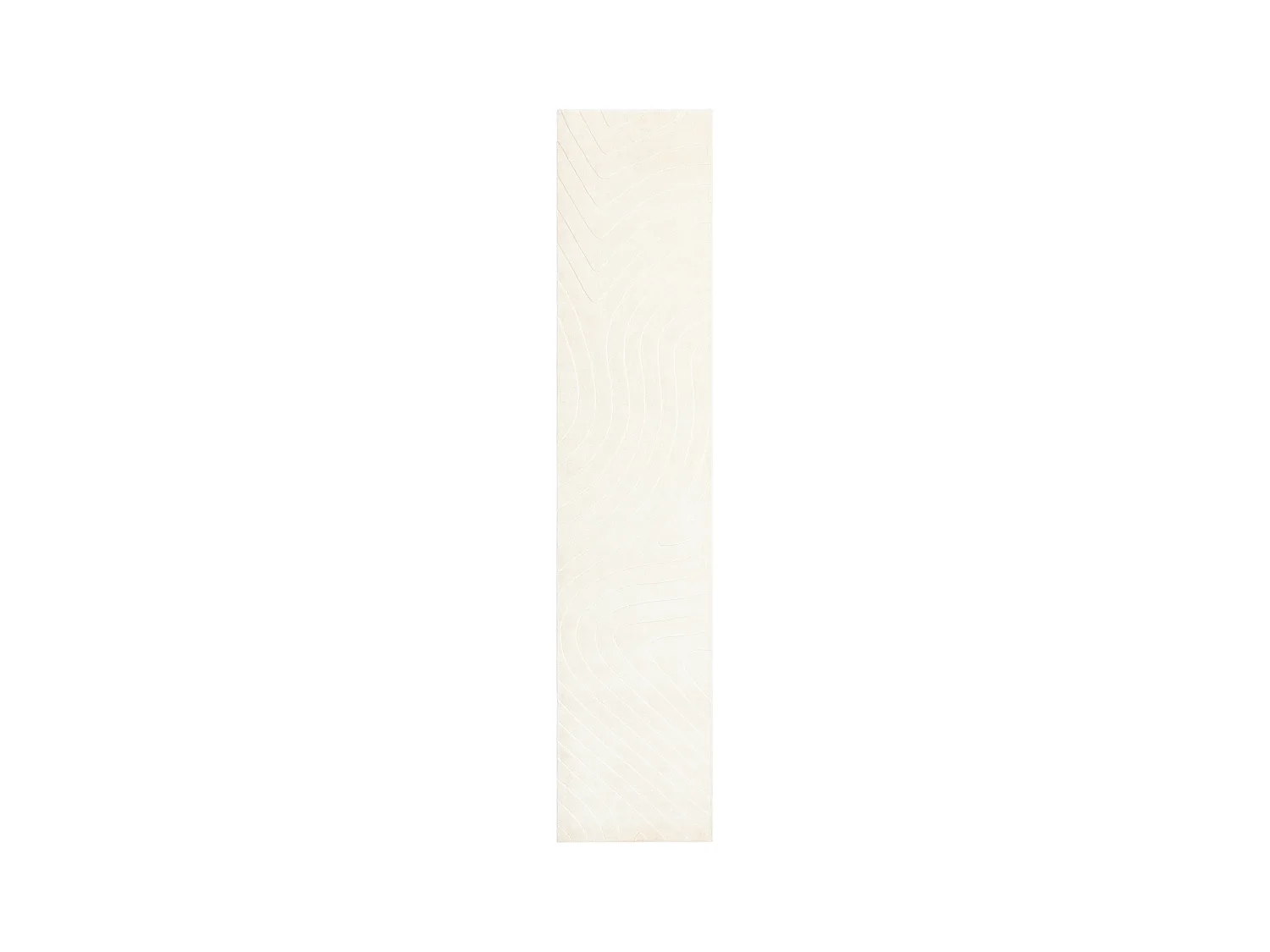 Tapis de couloir en laine 84x389 beige Darya