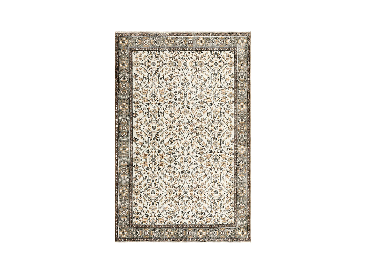Tapis de laine 178x290 beige Ultra Vintage
