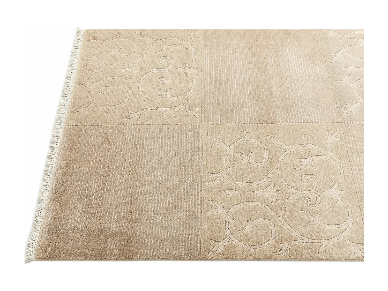 Läufer-Wollteppich 99x297 Braun Darya