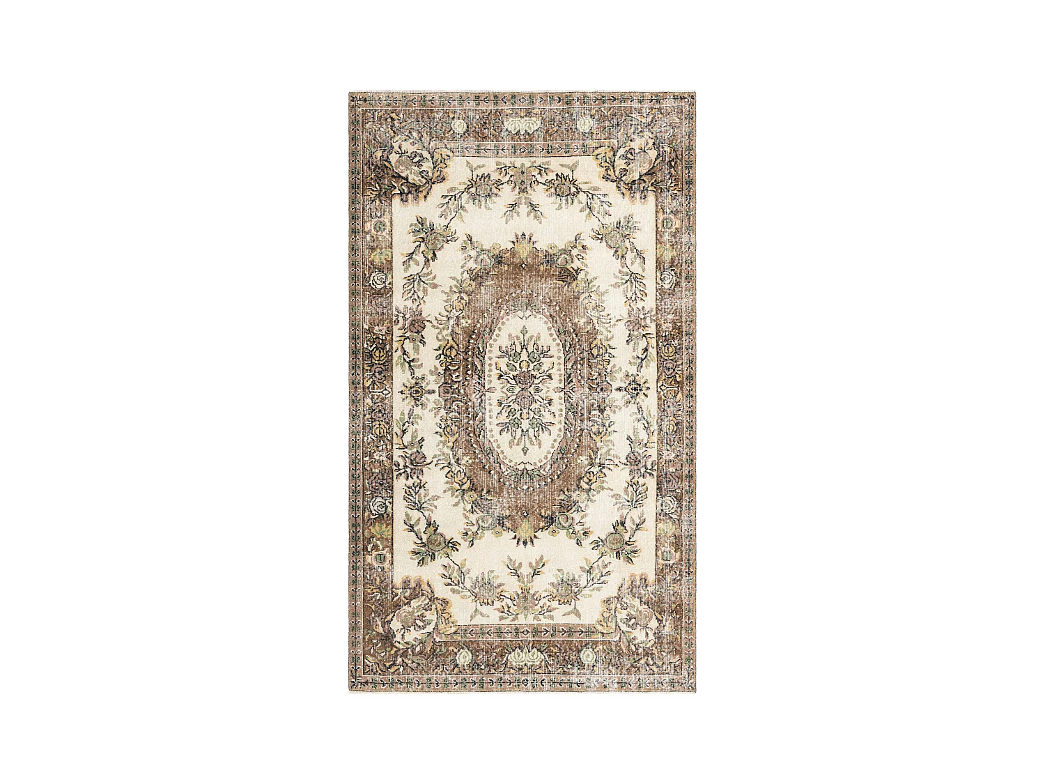 Tapis de laine 165x282 beige Ultra Vintage