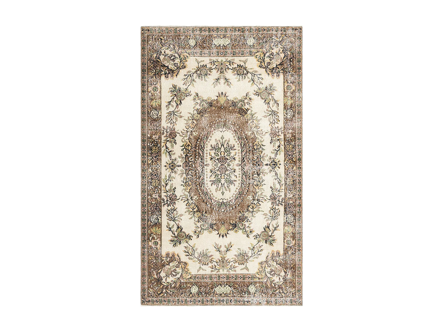 Tapis de laine 165x282 beige Ultra Vintage