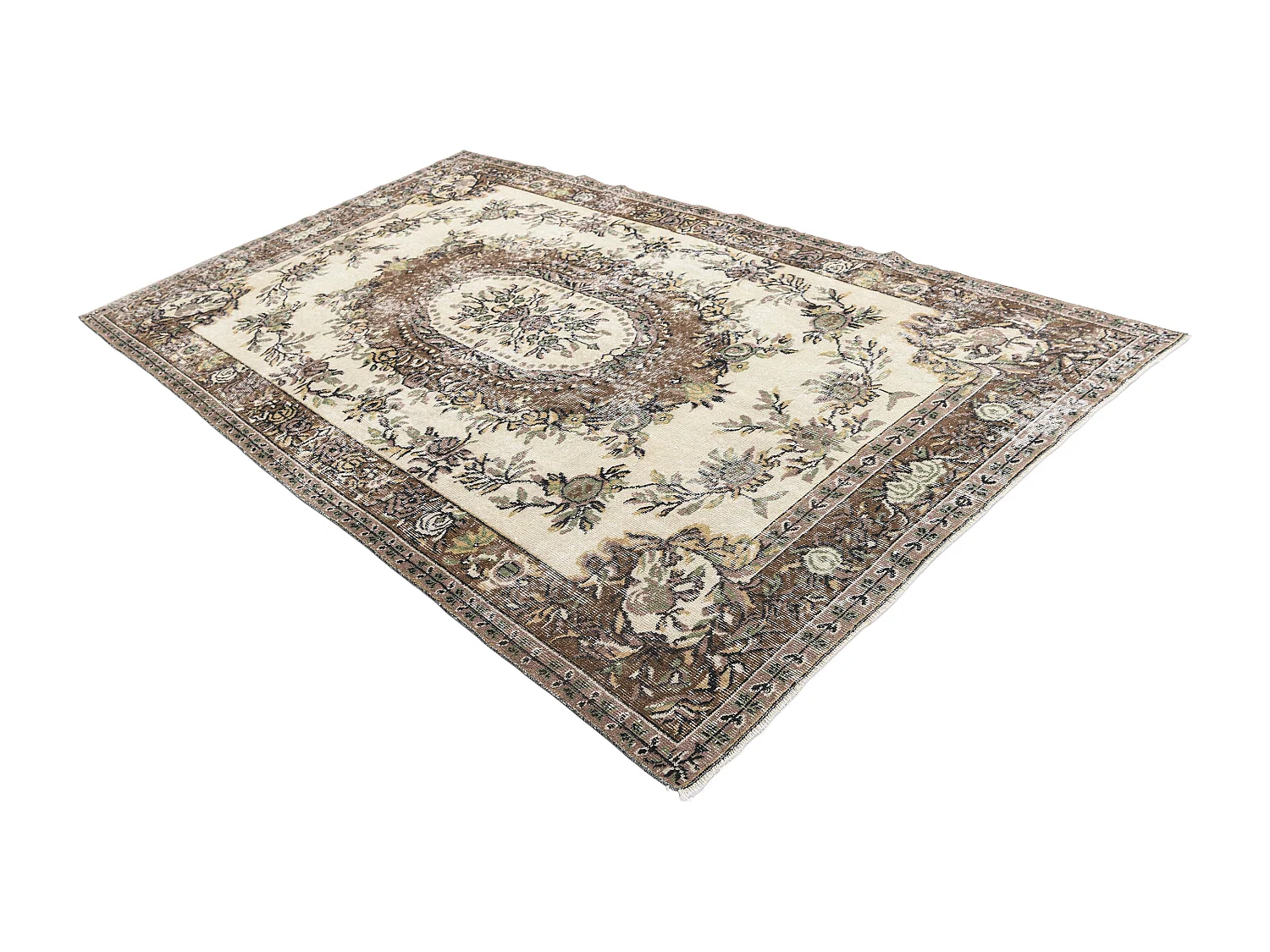 Tapis de laine 165x282 beige Ultra Vintage
